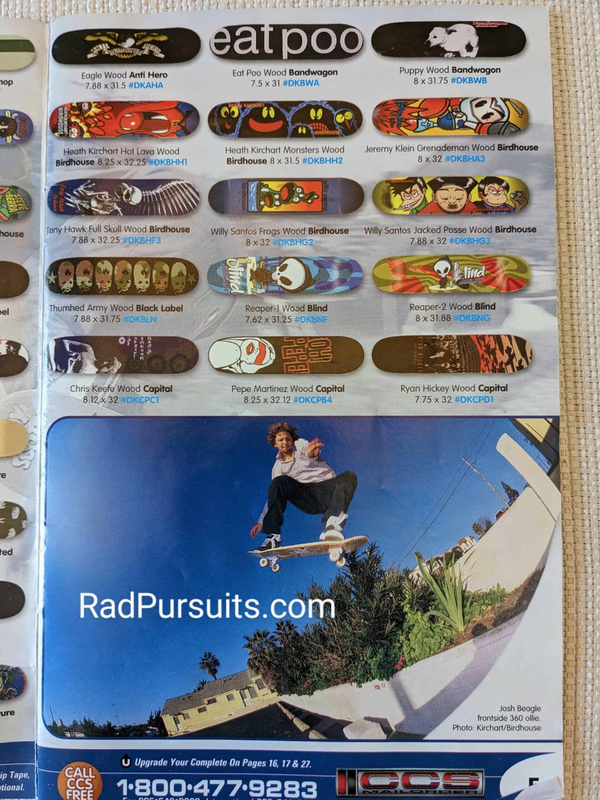 CCS Summer 1997 Skateboard Decks Page 5