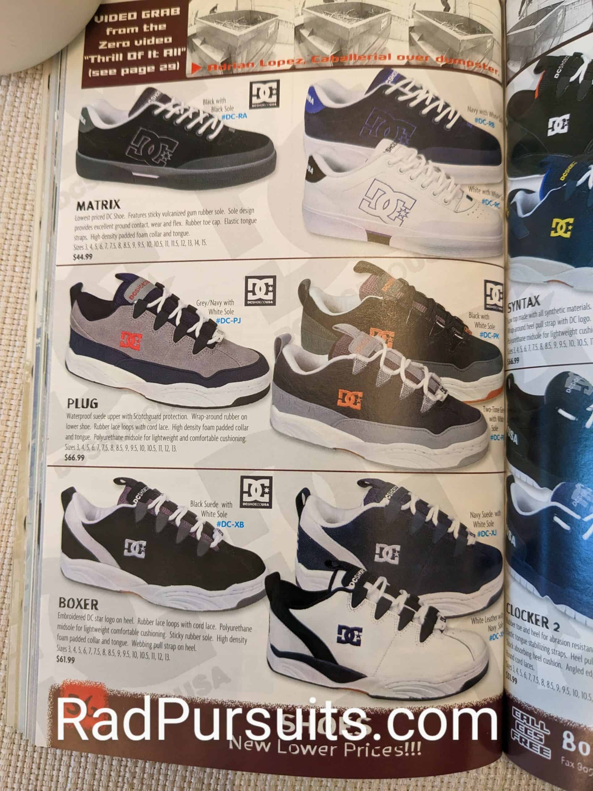 CCS Winter 97 Shoes Page 56 with DC Shoes
